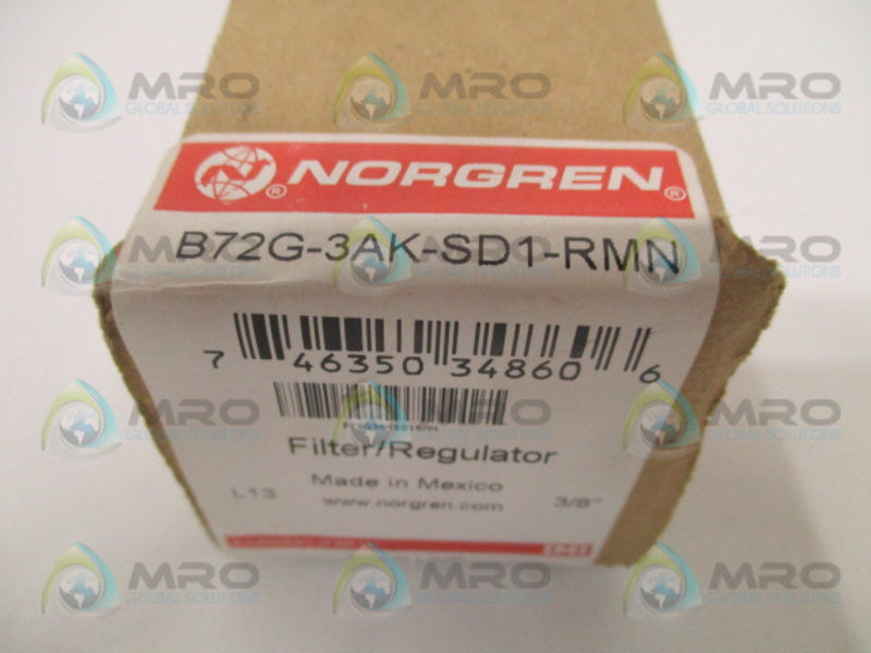 NORGREN B72G-3AK-SD1-RMN FILTER REGULATOR NSMP