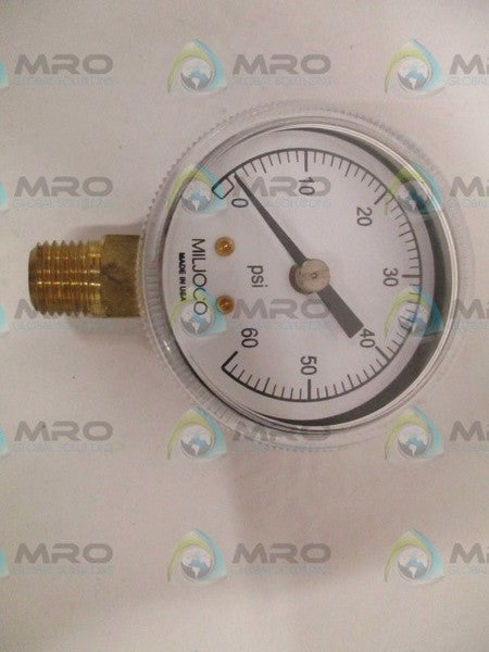 MILJOCO P20157L04 PRESSURE GAUGE 0-60 PSI NSMP
