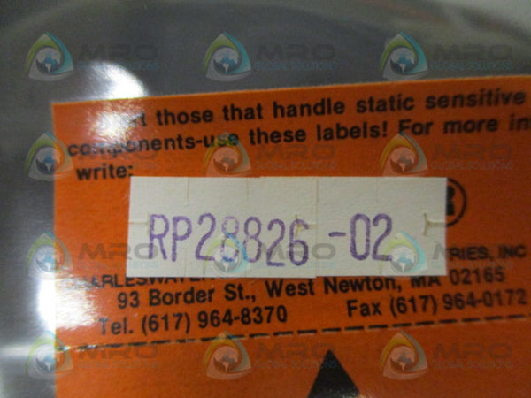 IRD MECHANALYSIS RP28826-02 BOARD RANGE 0-100% SENSOR 15629 NSNP