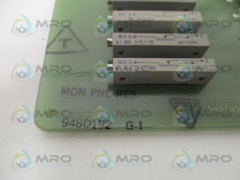 GENERAL ELECTRIC 948D191-1-0 CIRCUIT BOARD NSNP
