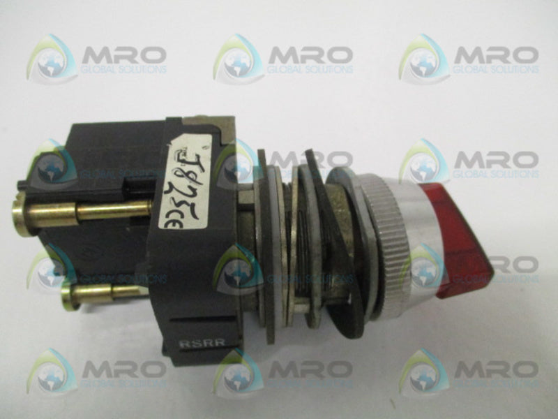 ALLEN BRADLEY 800T-16HR17KB6 SER. U SELECTOR SWITCH  UNMP