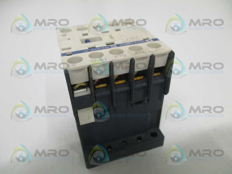 TELEMECANIQUE LC1K0610F7 CONTACTOR 110V UNMP