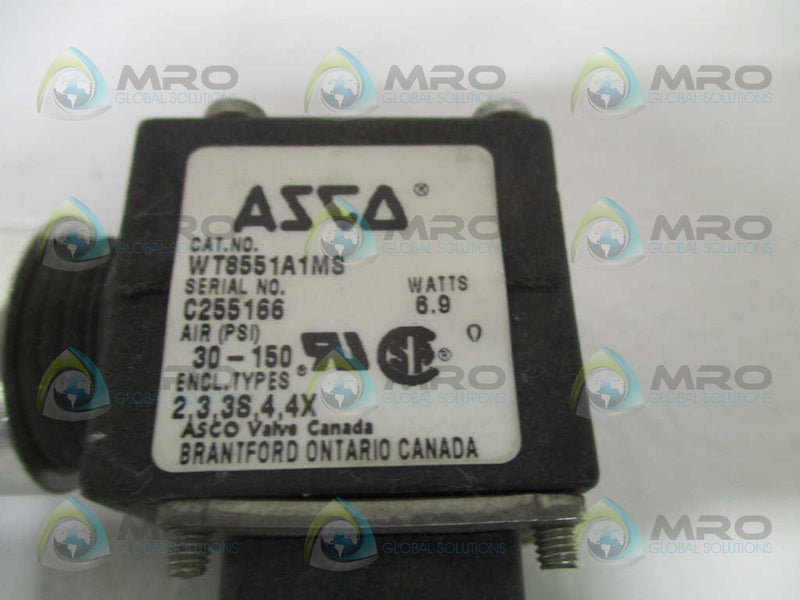 ASCO WT8551A1MS SOLENOID VALVE  UNMP