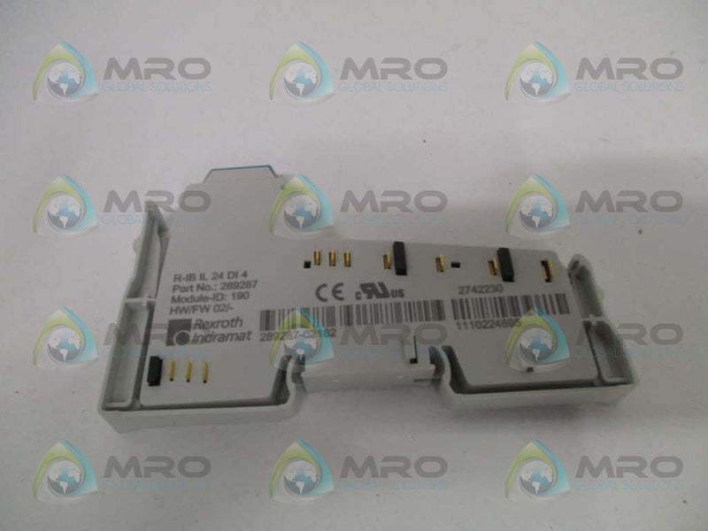 REXROTH R-IBIL24DI4 289287 DIGITAL INPUT MODULE NSNP