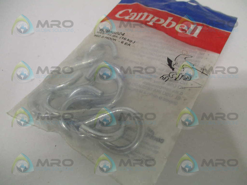 CAMPBELL B5956024 HOOK (PKG OF 6)  NSMP