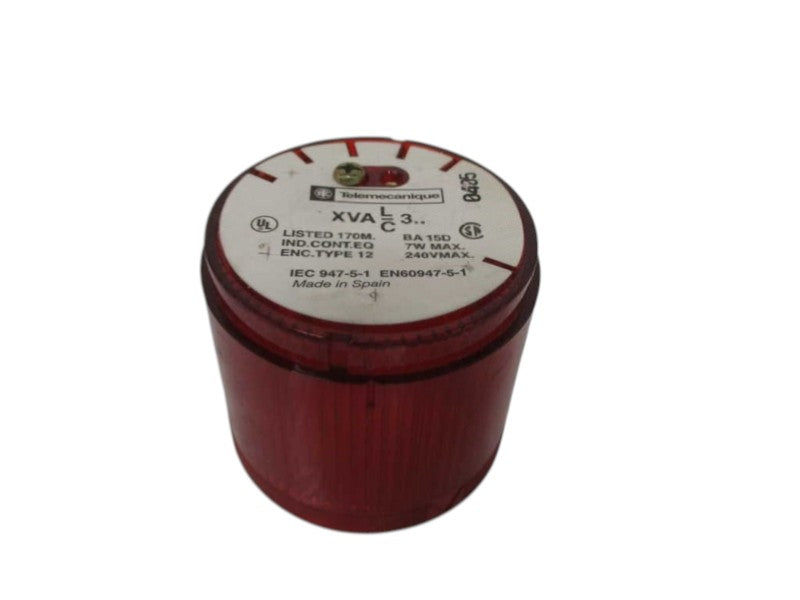TELEMECANIQUE XVA-LC3R RED STACK LIGHT (NO BULB)  UNMP