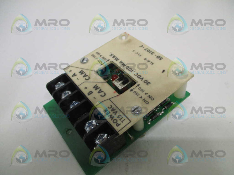 GEMCO SD-3107-C CAM MODULE BOARD ASSEMBLY 115VAC UNMP