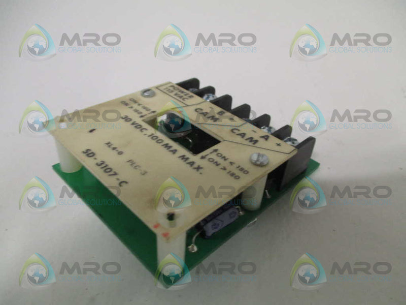 GEMCO SD-3107-C CAM MODULE BOARD ASSEMBLY 115VAC UNMP