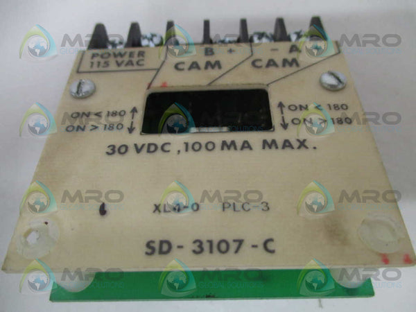 GEMCO SD-3107-C CAM MODULE BOARD ASSEMBLY 115VAC UNMP