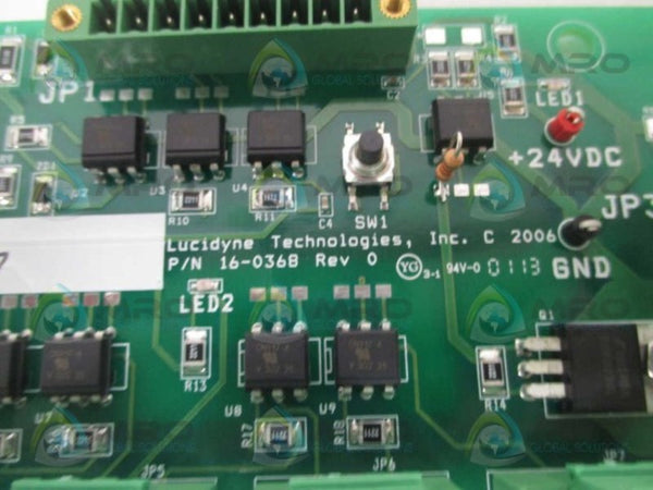 LUCIDYNE TECHNOLOGIES 16-0368 PROCESS CONTROL BOARD  NSNP