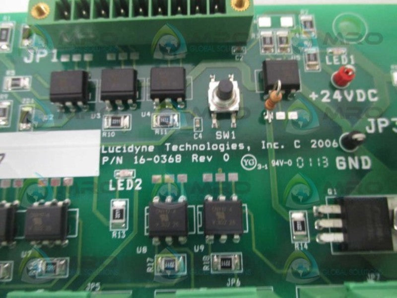 LUCIDYNE TECHNOLOGIES 16-0368 PROCESS CONTROL BOARD  NSNP
