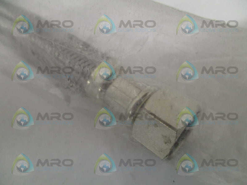 GRAINGER 11K757 BRAIDED WATER CONNECTOR FOR FAUCET 12" NSMP