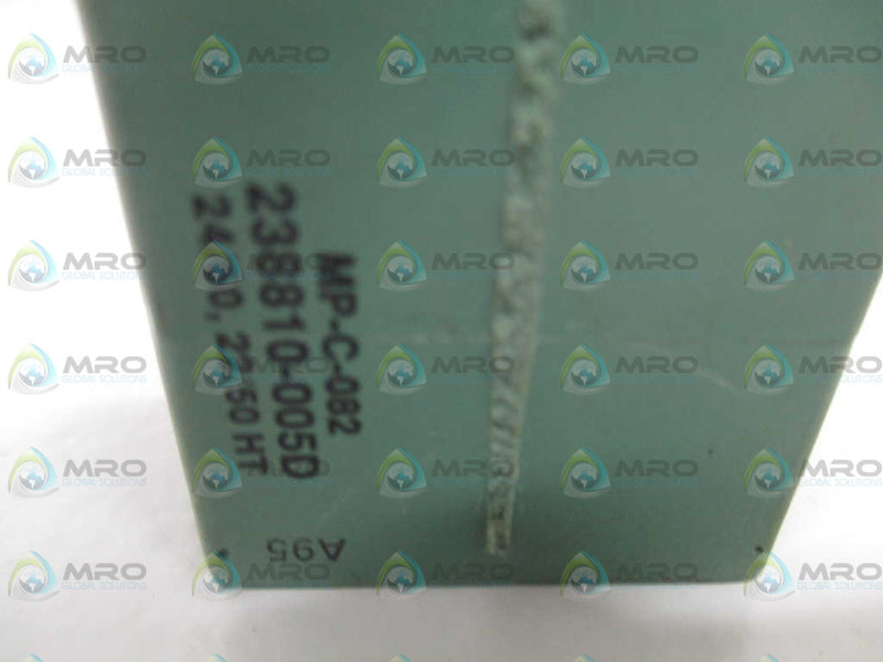ASCO 238810-005D MP-C-082 SOLENOID COIL 24/22V  UNMP