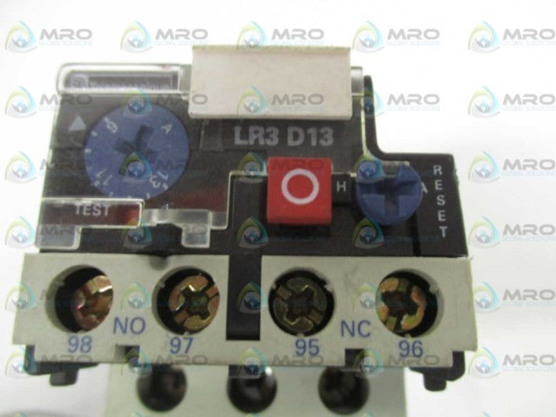 TELEMECANIQUE LR3D1316 OVERLOAD RELAY 6-13A UNMP