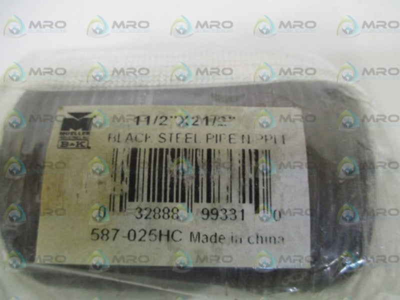 MUELLER 587-025HC NIPPLE PIPE 1-1/2"x2-1/2" NSMP