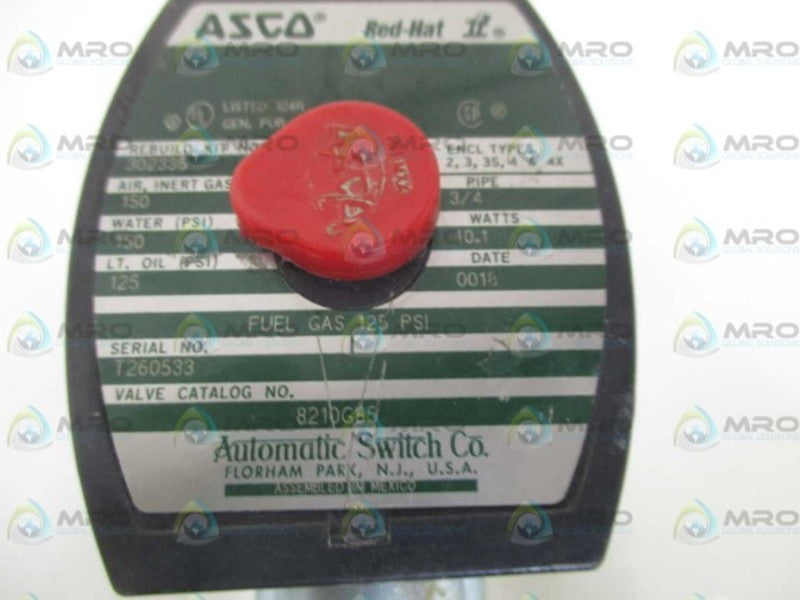 ASCO 8210G35 SOLENOID VALVE  UNMP