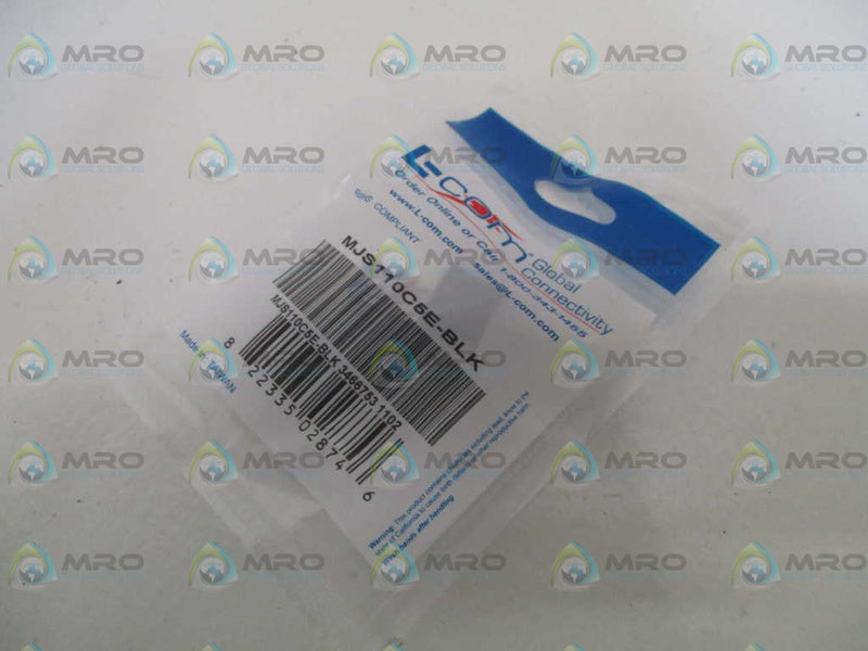 L-COM MJS110C5E-BLK BLACK JACK CAT5E NSMP