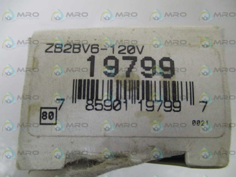 TELEMECANIQUE ZB2BV6-120V PILOT LIGHT (NO BULB)  NSMP