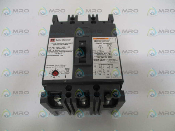 CUTLER HAMMER HFB3110ML-480 CIRCUIT BREAKER 10A  NSMP