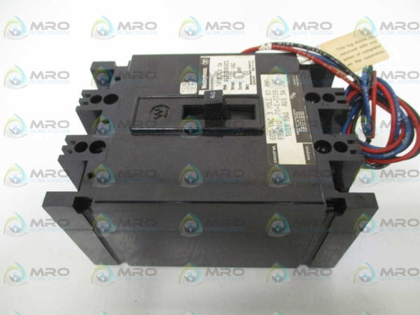 WESTINGHOUSE FB3060 CIRCUIT BREAKER 60A w/ 1A1B AUX SWITCH UNMP