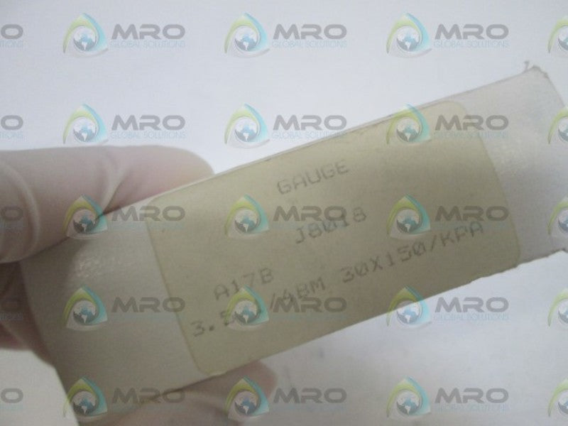 MARSH GAUGE 3.5" 30-150 PSI J8018 NSMP