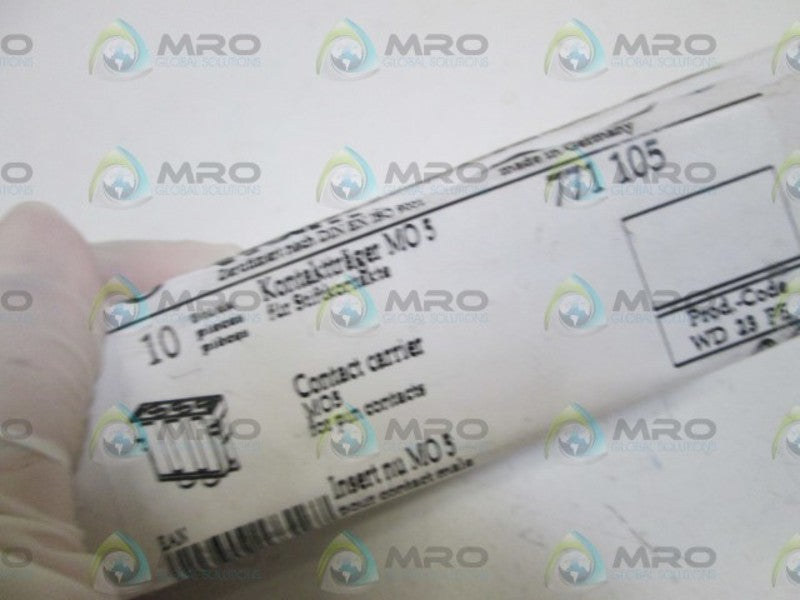 LOT OF 10 WALTHER CONTACT CARRIER 771-105 NSMP