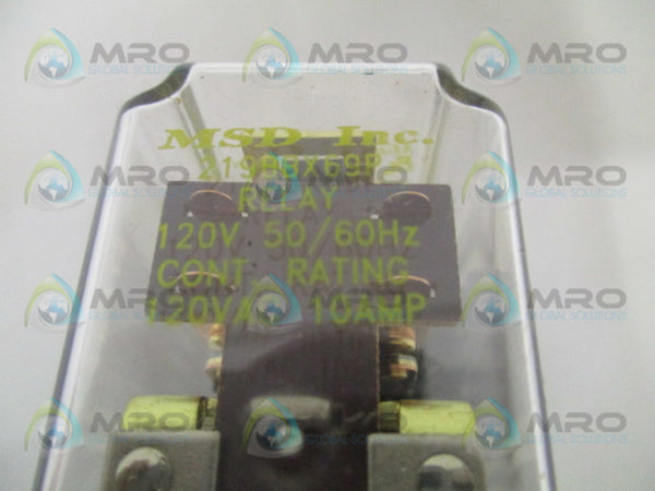 MSD 219BBX69P RELAY 120V NSNP