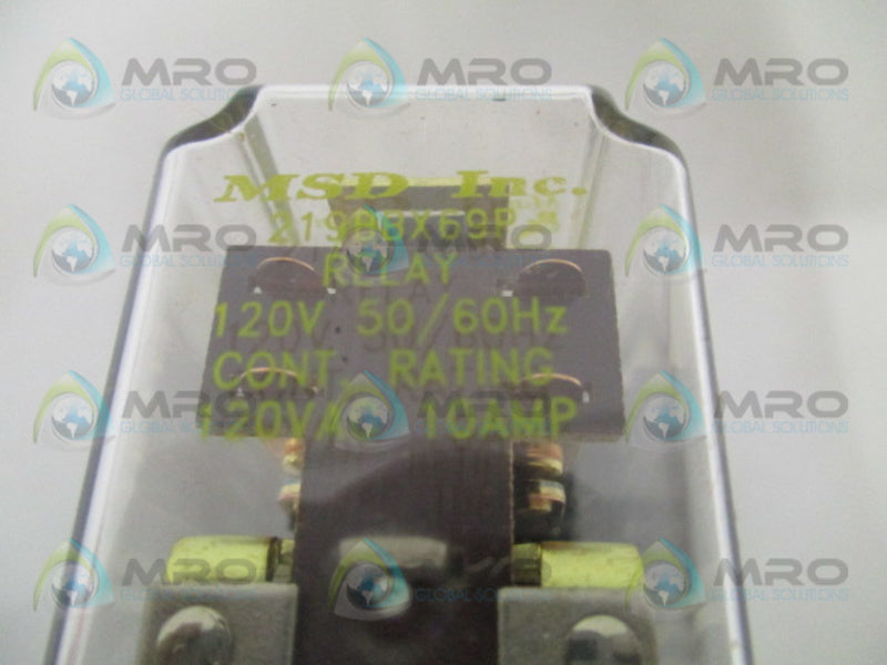 MSD 219BBX69P RELAY 120V NSNP
