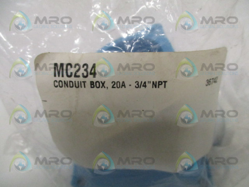 MELTRIC MC234 CONDUIT BOX 3/4" NSMP