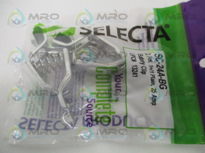 SELECTA SC-24A-BG BATTERY CLIP (PKG OF 2) NSMP