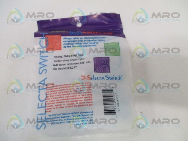 SELECTA SC-85-BG CROCODILE CLIP (PKG OF 4) NSMP
