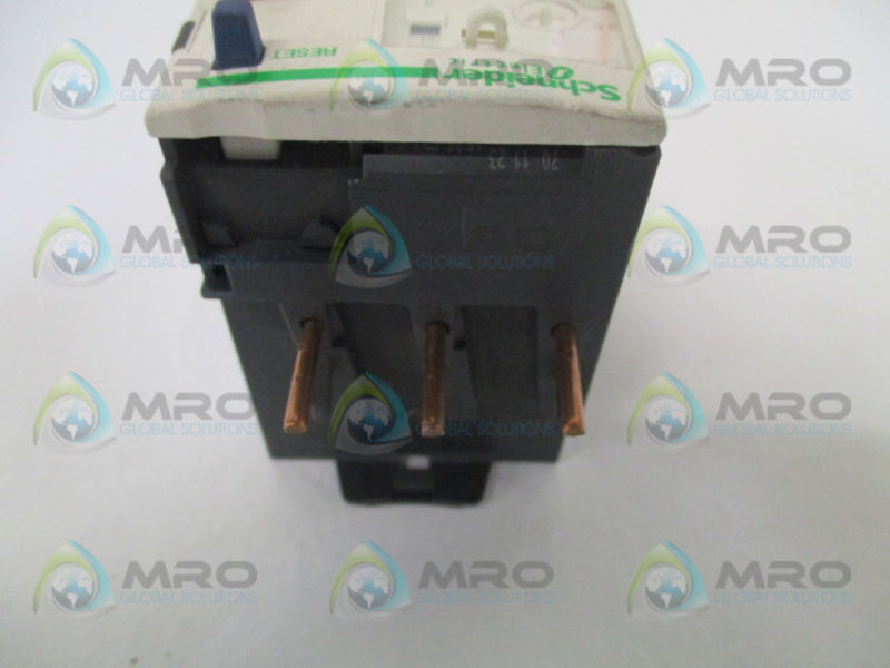 SCHNEIDER ELECTRIC LR3D08 OVERLOAD RELAY 2.5-4A UNMP