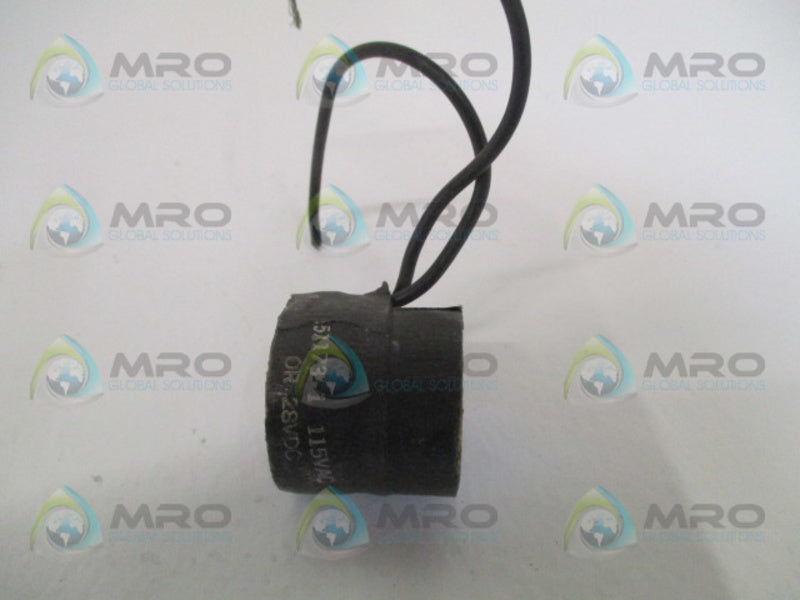 SCHRADER BELLOWS 51173-1 COIL 115VAC OR 28VDC UNMP