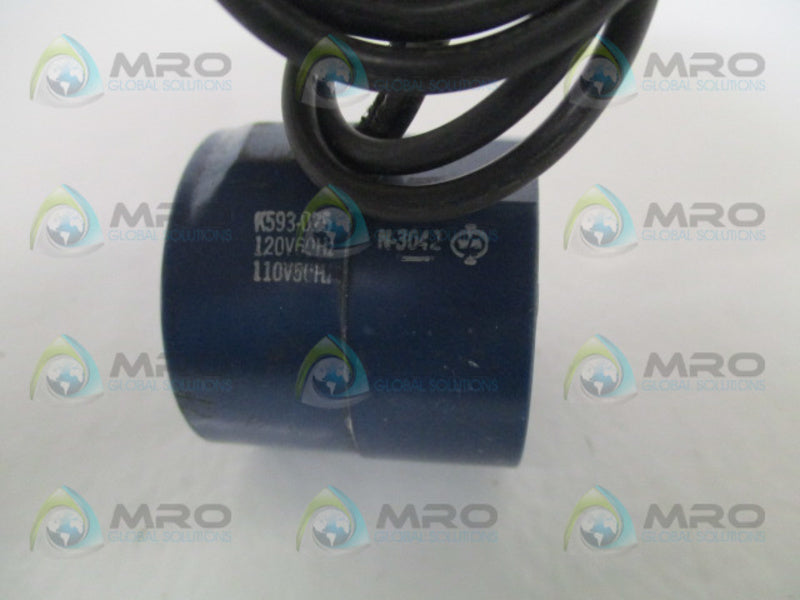 SCHRADER BELLOWS K593-025 COIL 110/120V UNMP