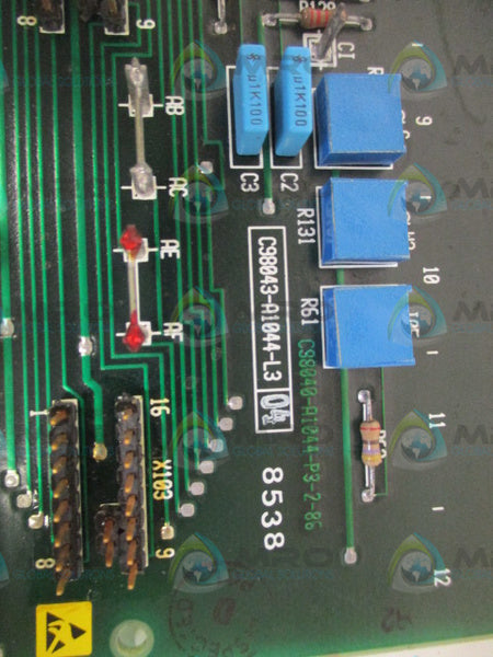 SIEMENS C98043-A1044-L304 POWER DRIVE BOARD UNMP