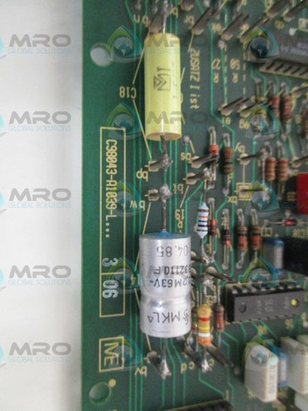 SIEMENS C98043-A1039-L306 PROCESS CONTROL BOARD UNMP