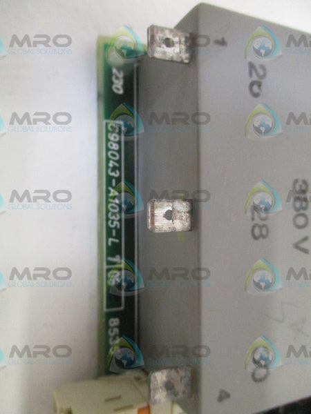 SIEMENS C98043-A1035-L7 DRIVE CONTROL BOARD UNMP