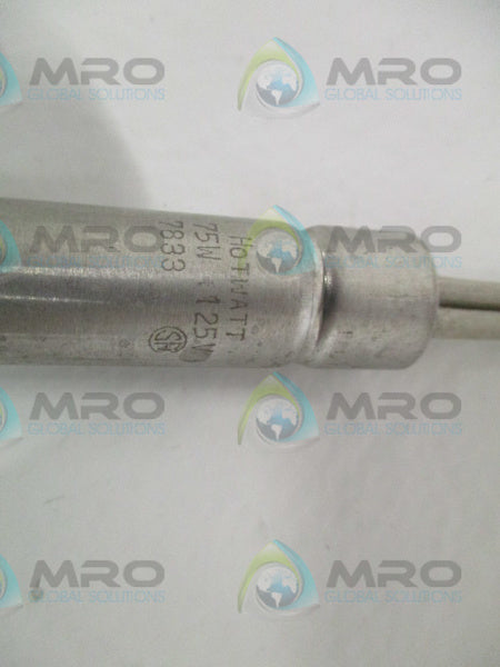 HOTWATT 7833 HEATER CARTRIDGE 75W 125V UNMP