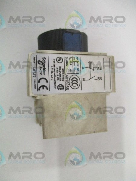 TELEMECANIQUE LADT0 TIME DELAY BLOCK 0,1-3 sec UNMP