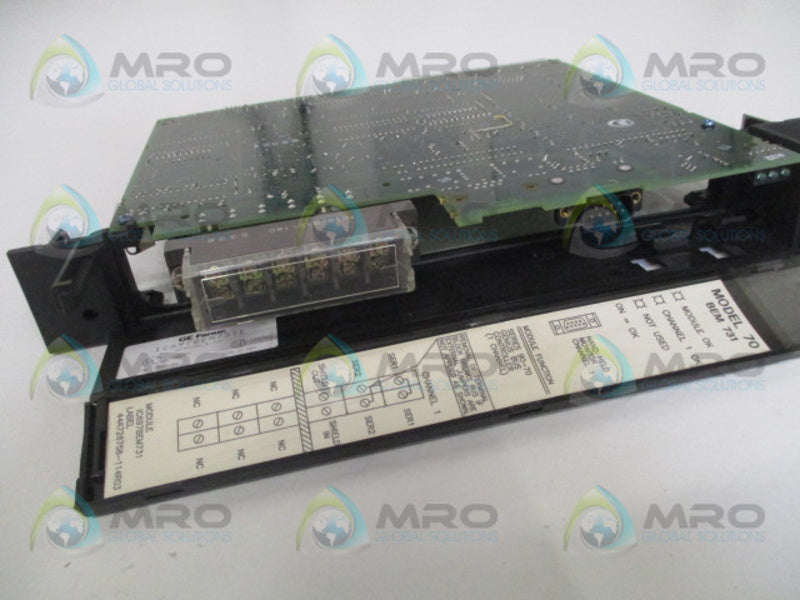 GE FANUC IC697BEM731E BUS CONTROLLER MODULE (MISSING BATTERY) NSNP