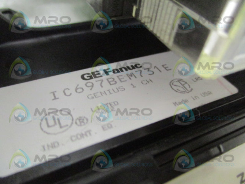 GE FANUC IC697BEM731E BUS CONTROLLER MODULE (MISSING BATTERY) NSNP