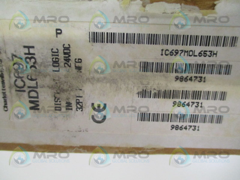 GE FANUC IC697MDL653H DISCRETE LOGIC INPUT MODULE NSFS