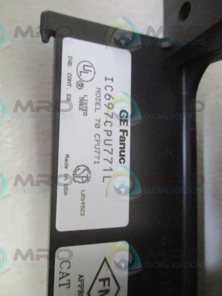 GE FANUC IC697CPU771L PROGRAMMABLE CONTROLLER MODULE (REPAIRED) UNMP