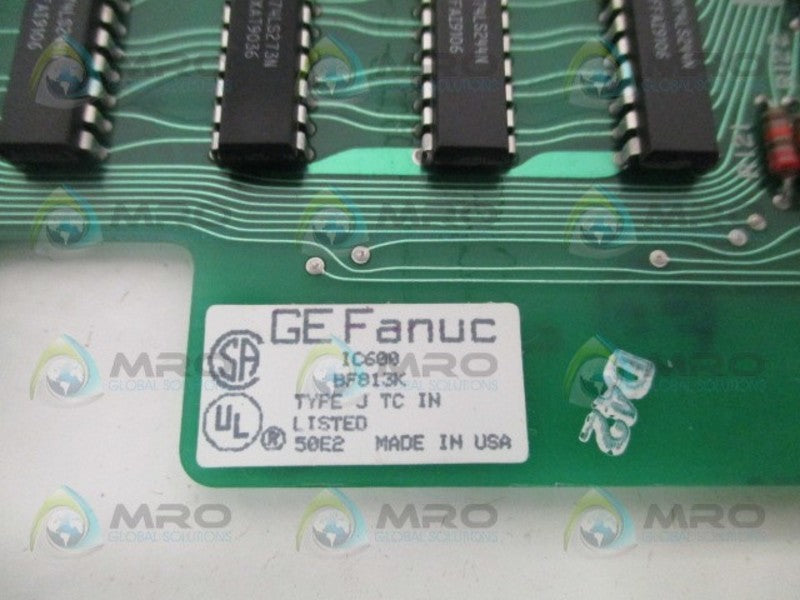 GE FANUC IC600BF813K INPUT MODULE UNMP