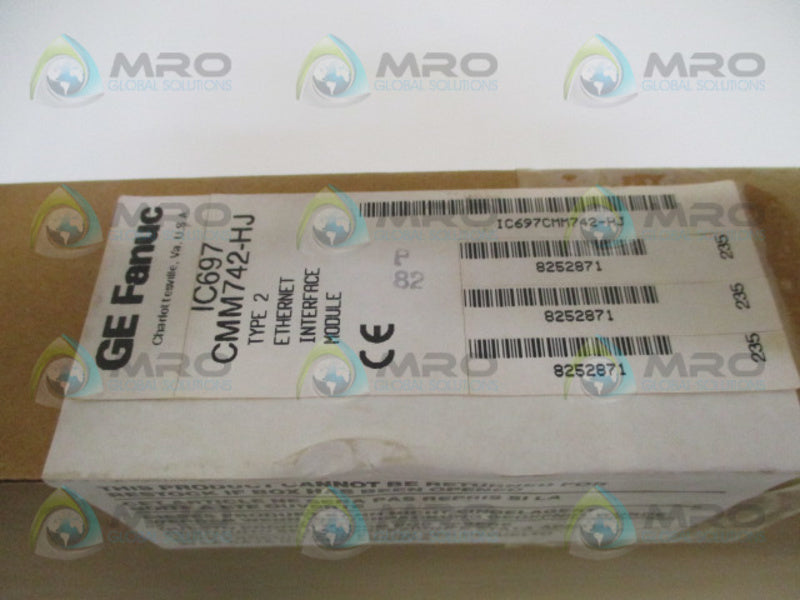 GE FANUC IC697CMM742-HJ ETHERNET INTERFACE MODULE NSFS