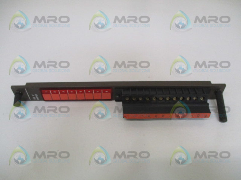GENERAL ELECTRIC IC600FP804A INPUT FACEPLATE MODULE UNMP