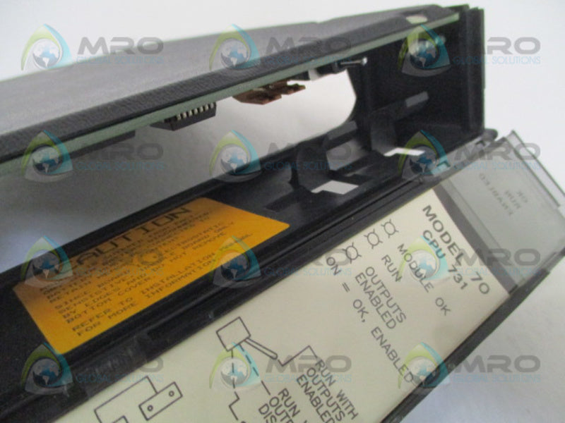 GE FANUC IC697CPU731P CENTRAL PROCESSOR MODULE (MISSING BATTERY) NSMP