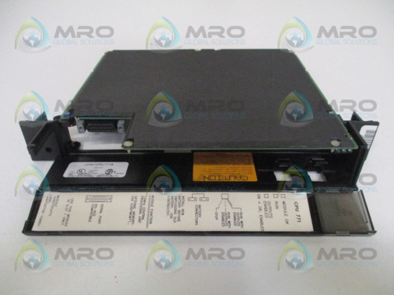 GE FANUC IC697CPU771S (MISSING BATTERY)  NSMP