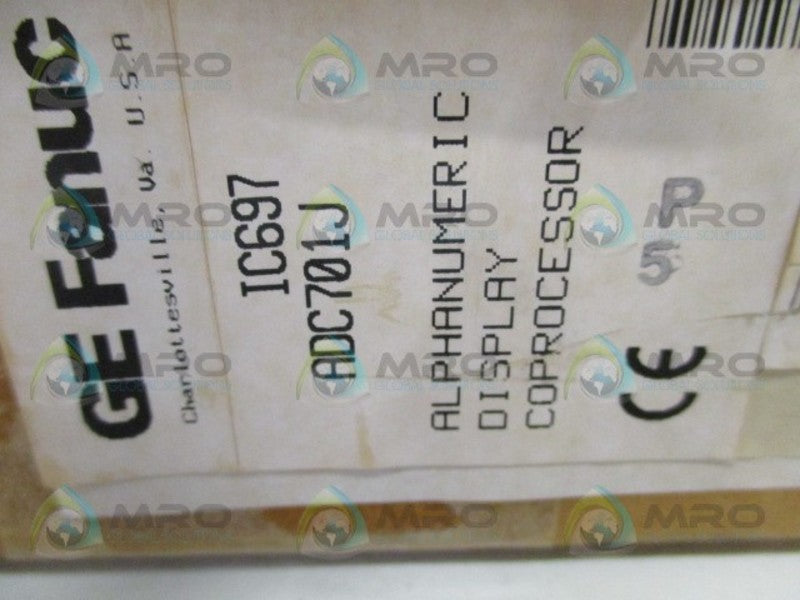 GE FANUC IC697ADC701J ALPHANUMERIC DISPLAY COPROCESSOR MODULE NSMP