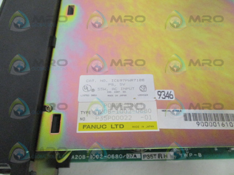 FANUC IC697PWR710B A20B-1002-0680 POWER SUPPLY MODULE  NSMP